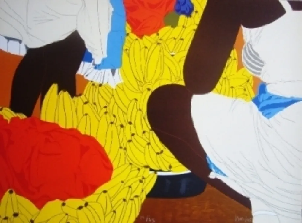 石版画 Hoyos - Bazurto