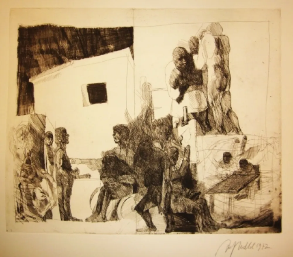 版画 Hrdlicka - Atelier