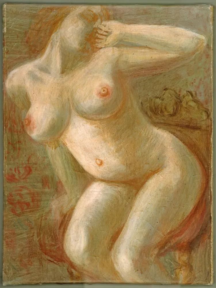 无技术 Hubbuch - Ohne Titel (Die müde Marianne).