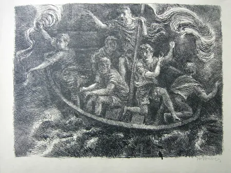 石版画 Huber - Sturm