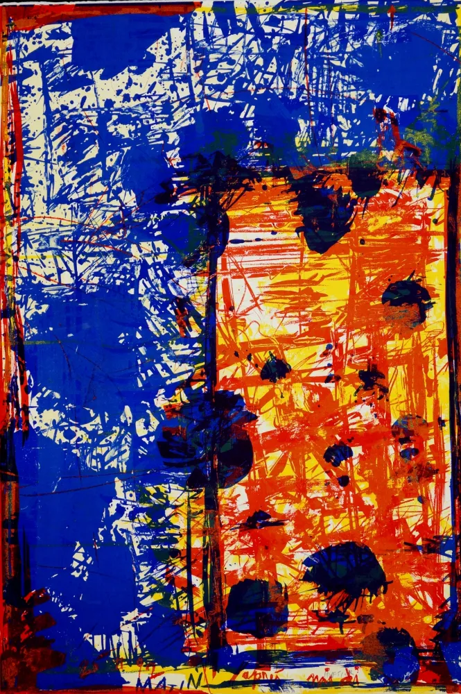 石版画 Huftier - Matin, après midi