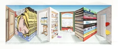 石版画 Hughes - Studio 