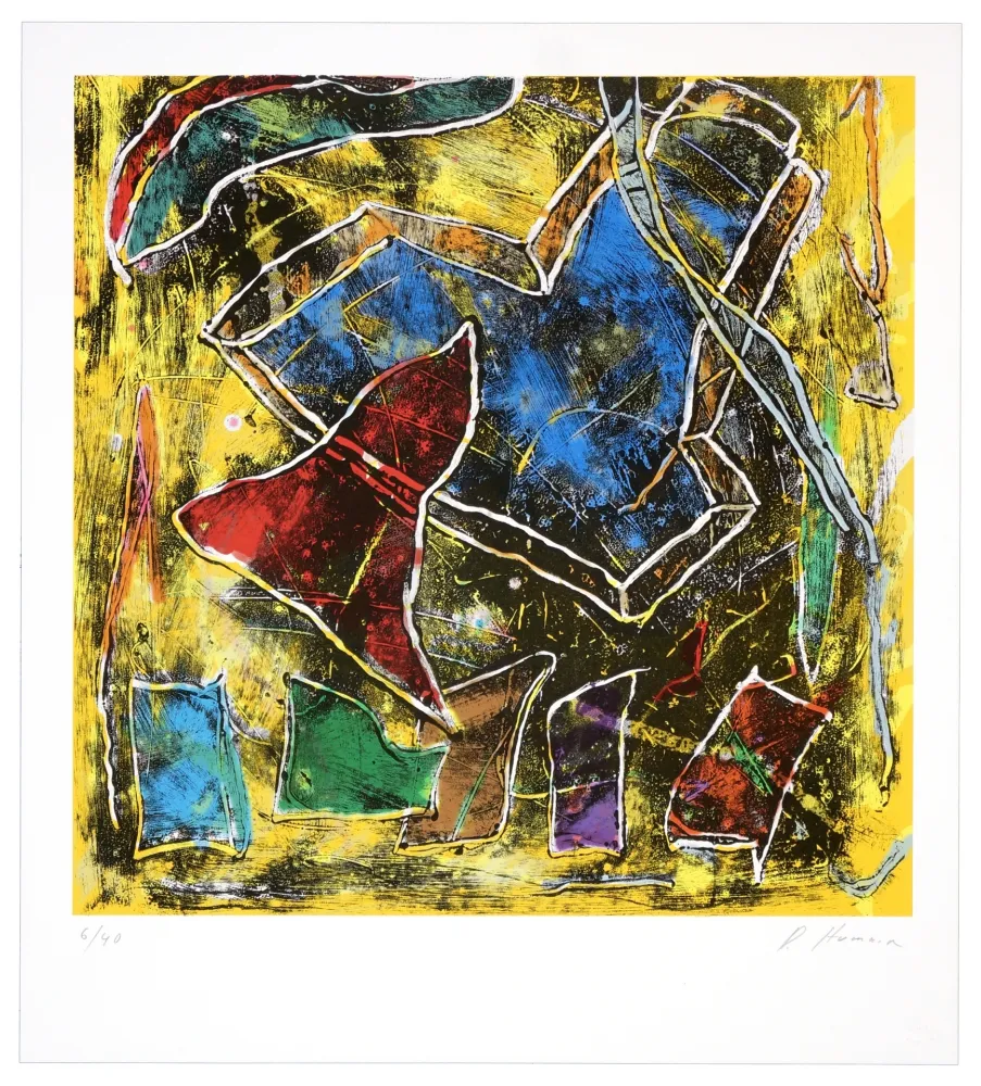 石版画 Humair - III