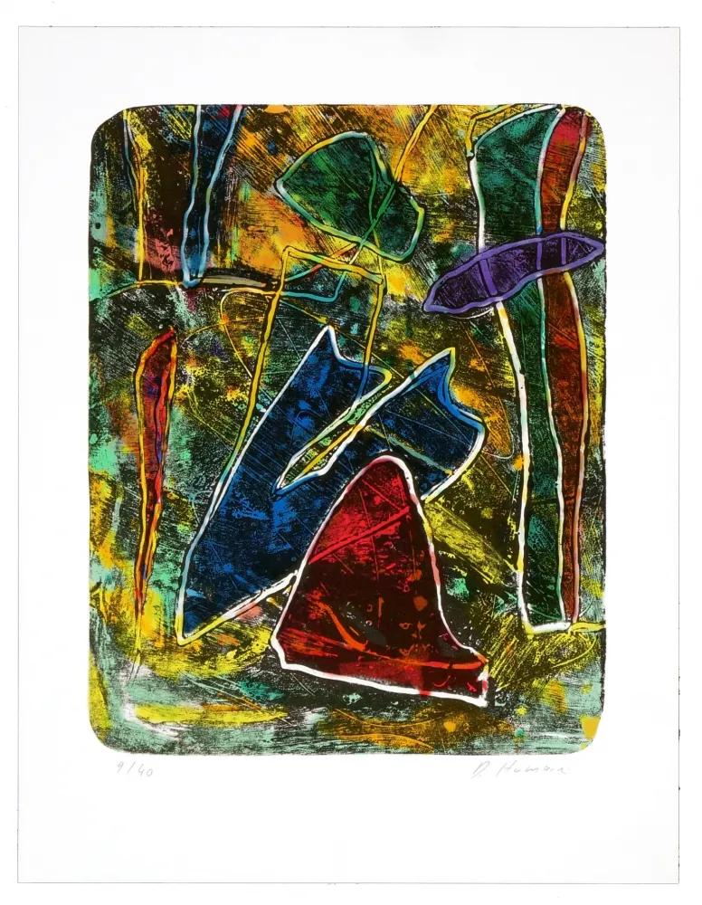 石版画 Humair - IV