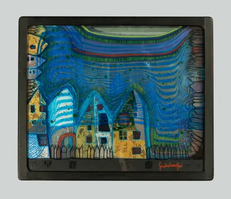 复数作品 Hundertwasser - Fall in cloud. Fall in fog. Fall out