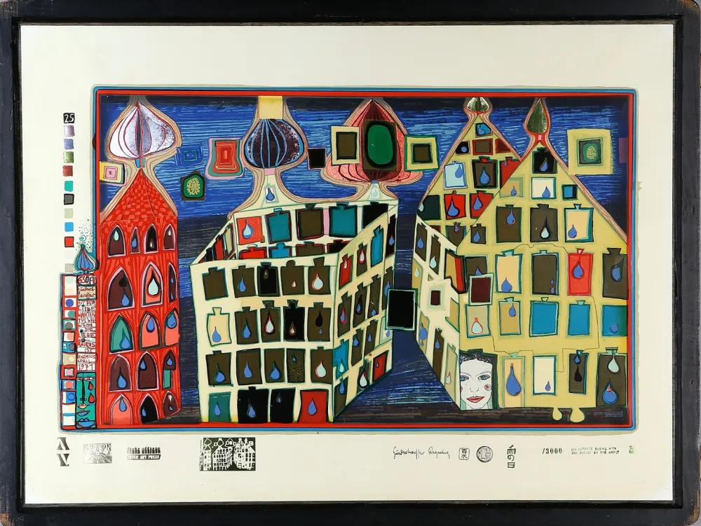 复数作品 Hundertwasser - It Hurts to Wait with Love if Love is Somewhere Else