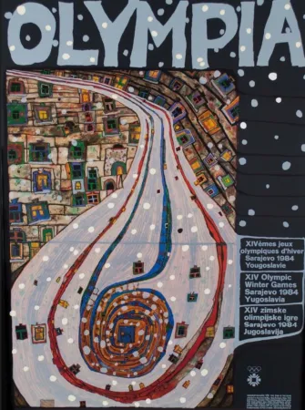 复数作品 Hundertwasser - Olympia Yuogoslavia Winter Games