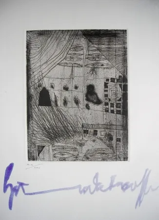 蚀刻版画 Hundertwasser - The international avant garde 4