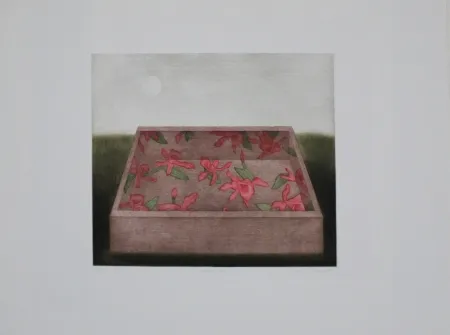 美柔汀铜版画 Hwang - Moon & Box