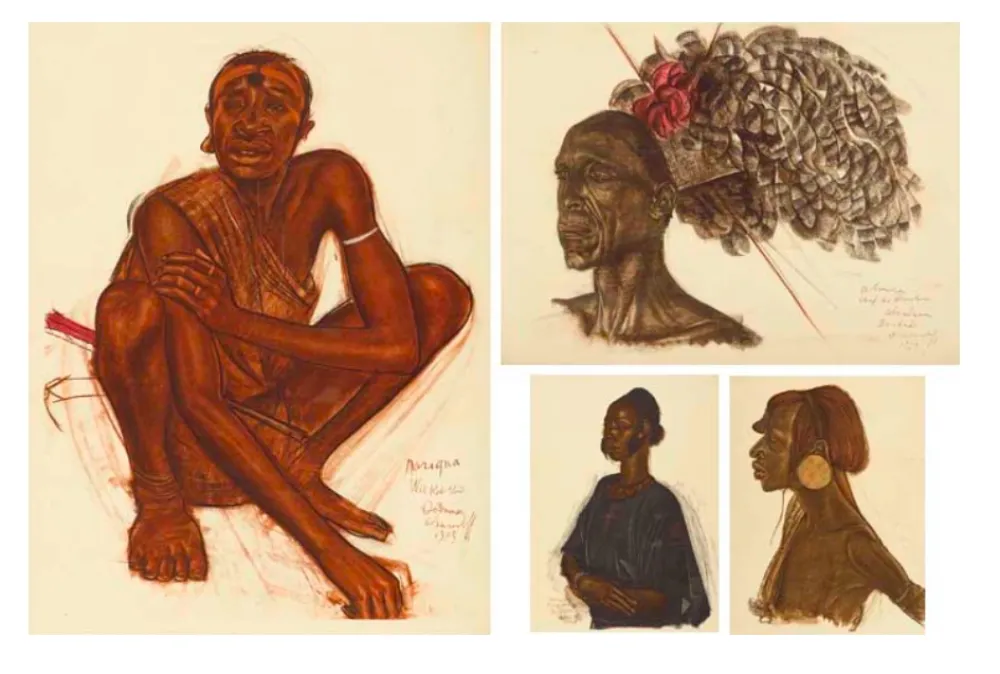 无技术 Iacovleff  - Alexandre Iacovleff (1887-1938). Dessins et peintures d’Afrique. 1927