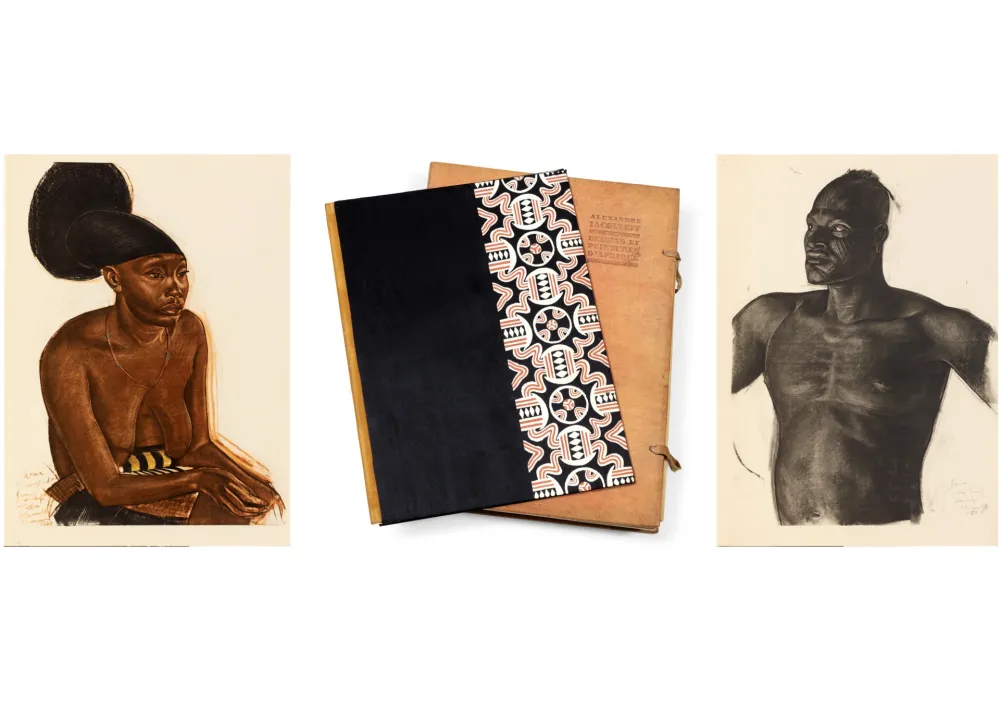 插图书 Iacovleff  - DESSINS ET PEINTURES D'AFRIQUE. Exécutés au cours de l'Expédition Citroën Centre Afrique (1927).