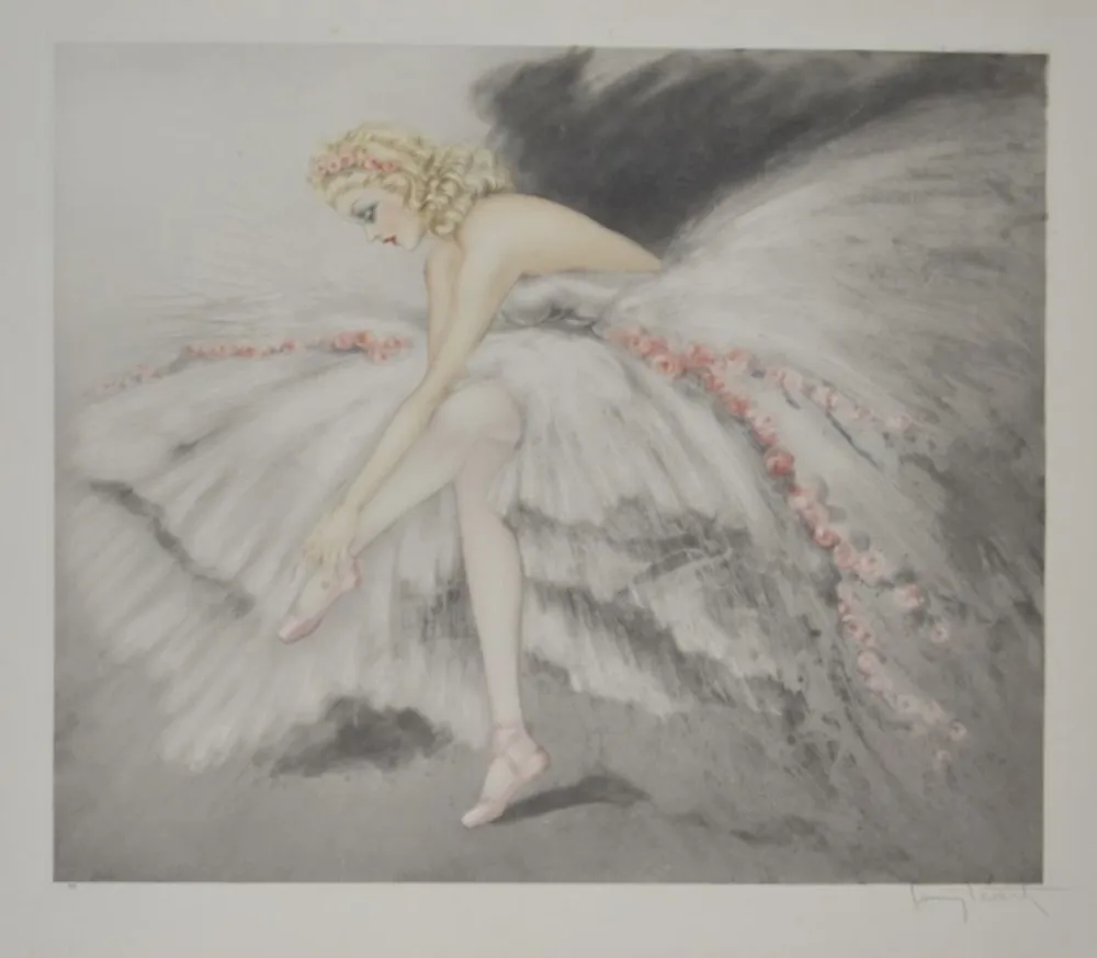 版画 Icart - Fair Dancer, Music Hall