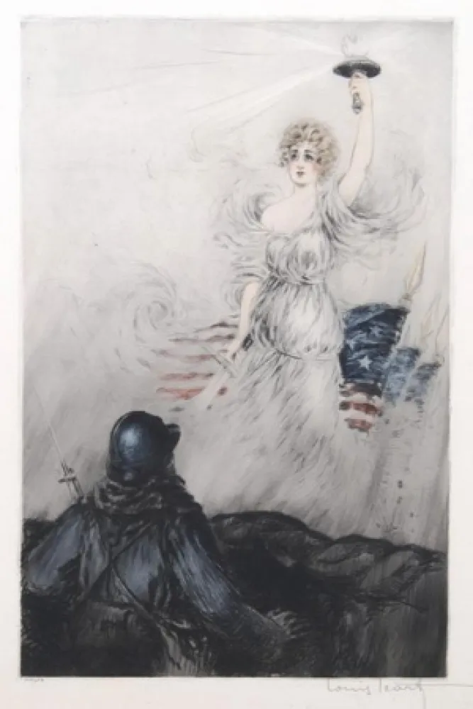 版画 Icart - Miss Liberty