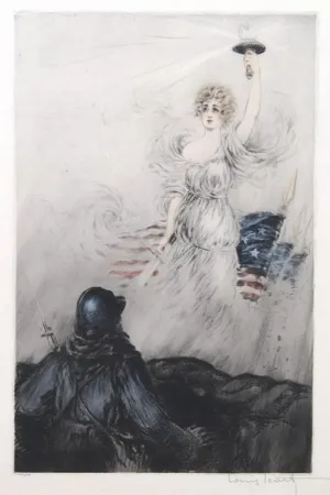 版画 Icart - Miss Liberty