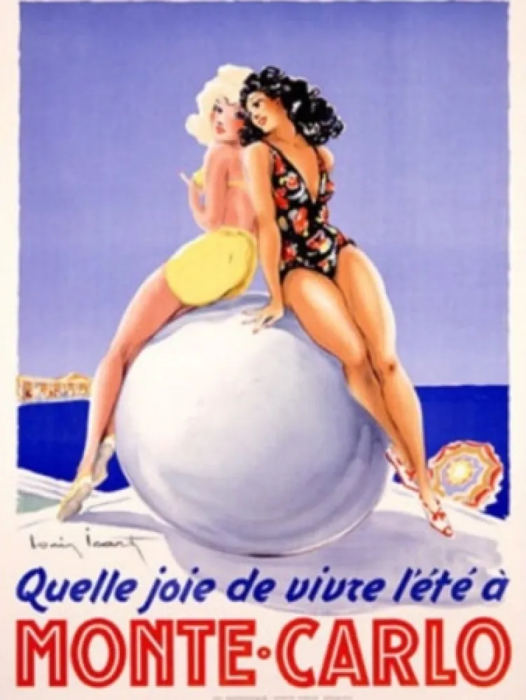 石版画 Icart - MONTE CARLO
