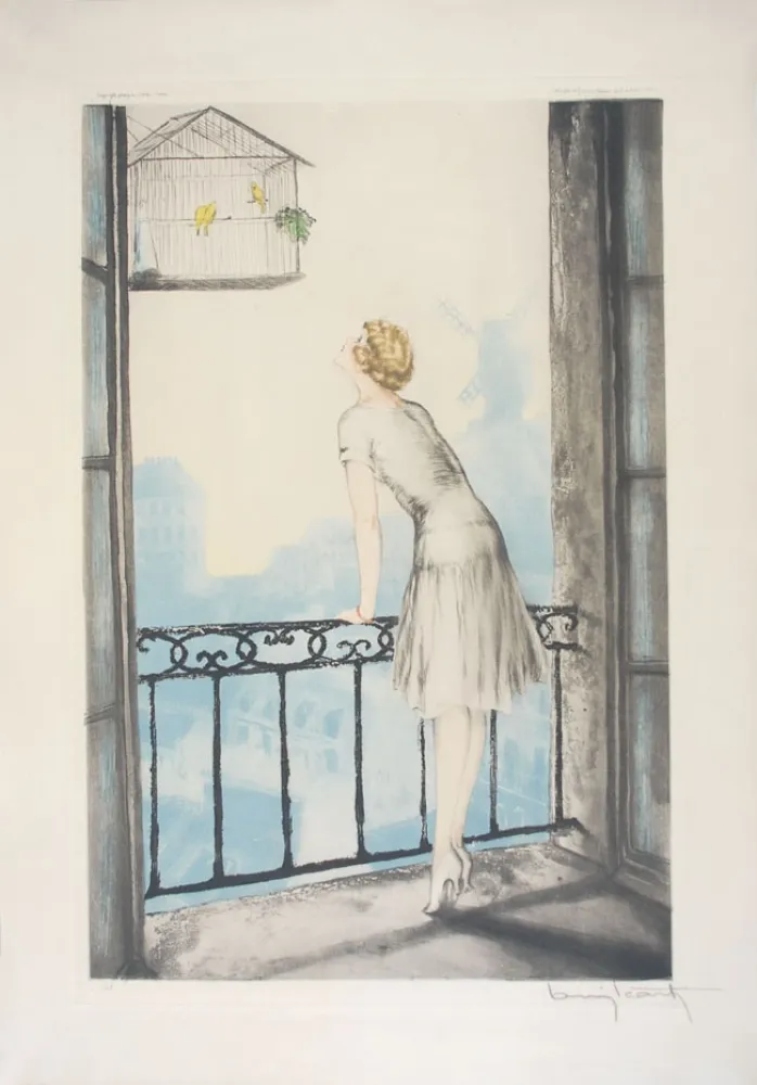 蚀刻版画 Icart - Montmartre