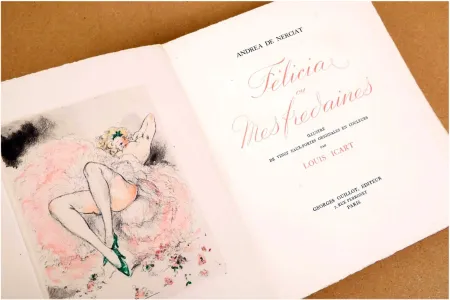插图书 Icart - Nerciat, Andréa de : FÉLICIA OU MES FREDAINES. 20 eaux-fortes  en couleurs par Louis Icart. ‎ 