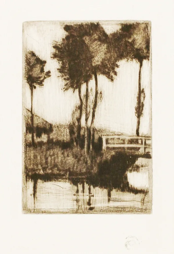 干刻版画 Illies - Motiv aus Schwartau