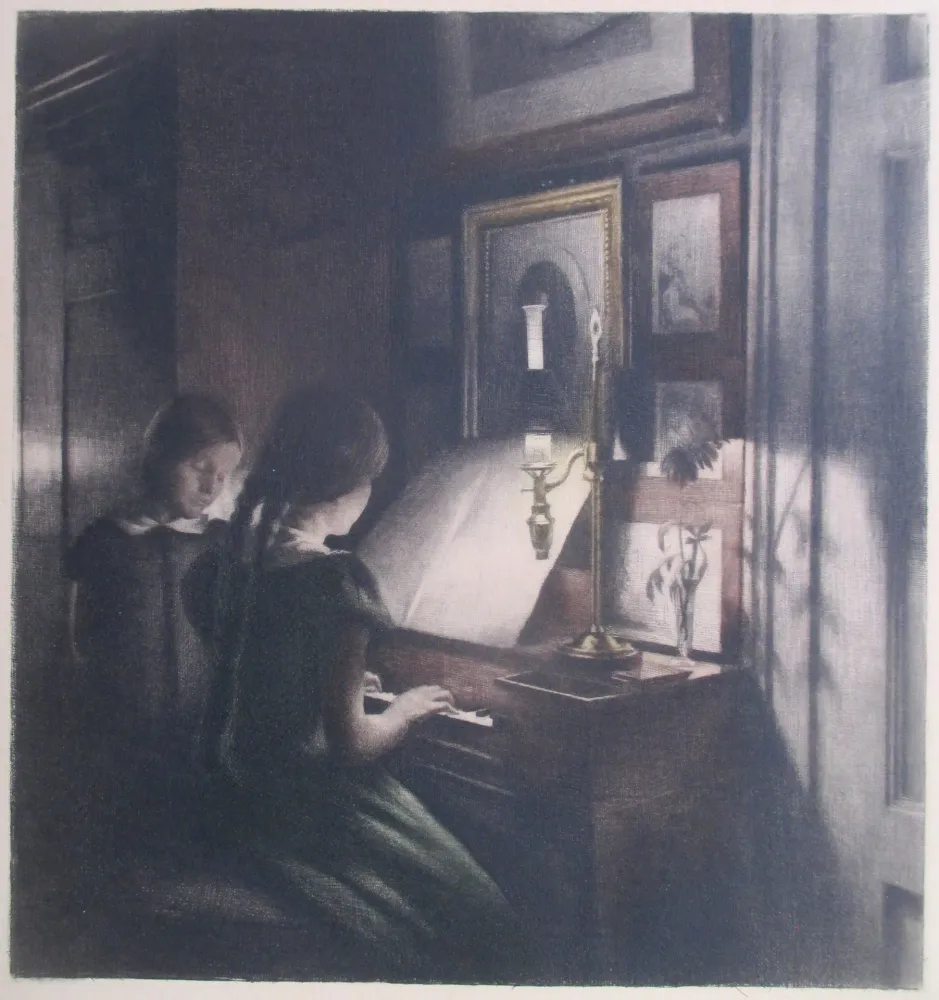 版画 Ilsted - Evening II