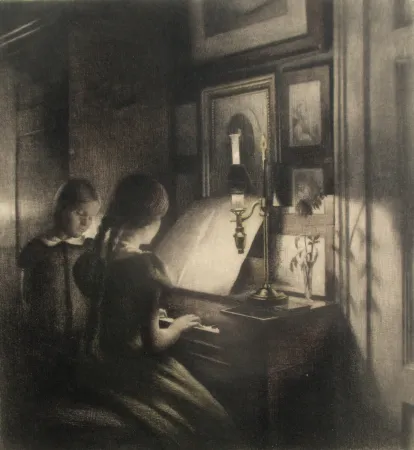 版画 Ilsted - Evening II