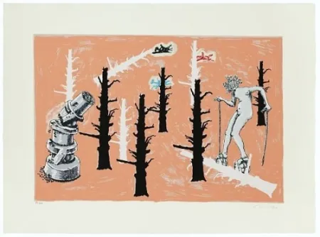 复数作品 Immendorff - Schwarzes Schaf