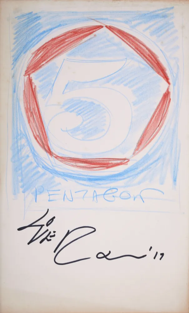 无技术 Indiana - 5 Pentagon #1, 2017 - Hand-signed