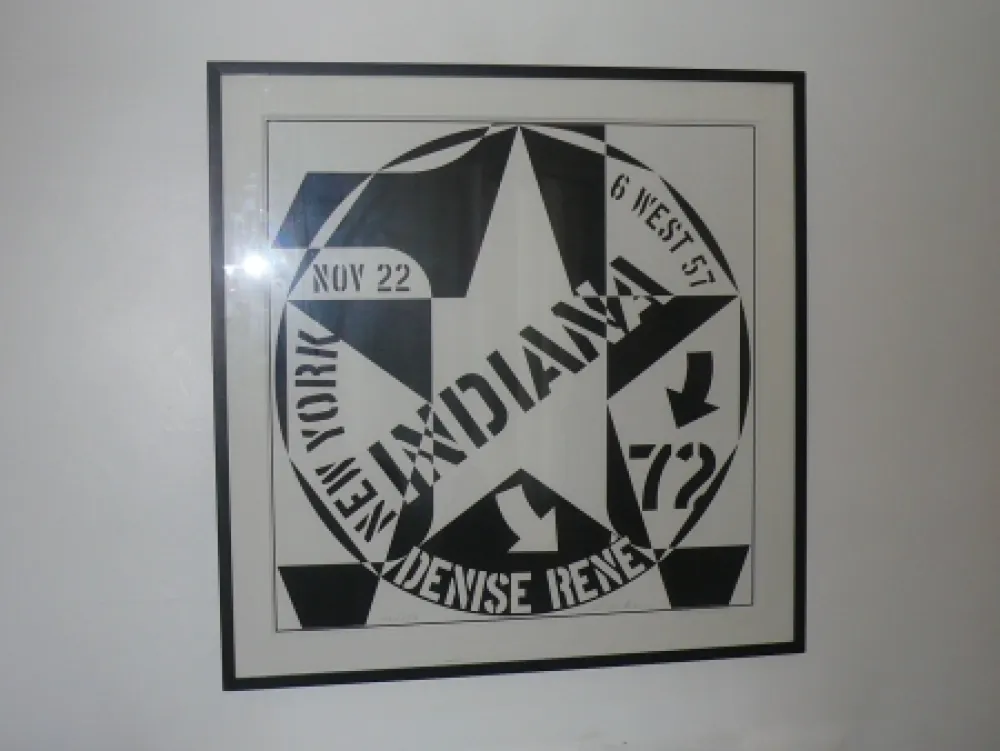 石版画 Indiana - Denise René - NY