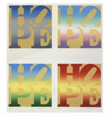 丝网印刷 Indiana - Four Seasons of Hope (Gold)