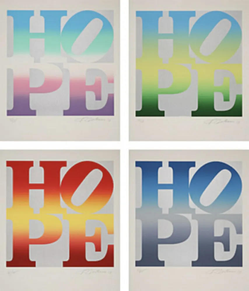 丝网印刷 Indiana - Four Seasons of Hope (Silver)
