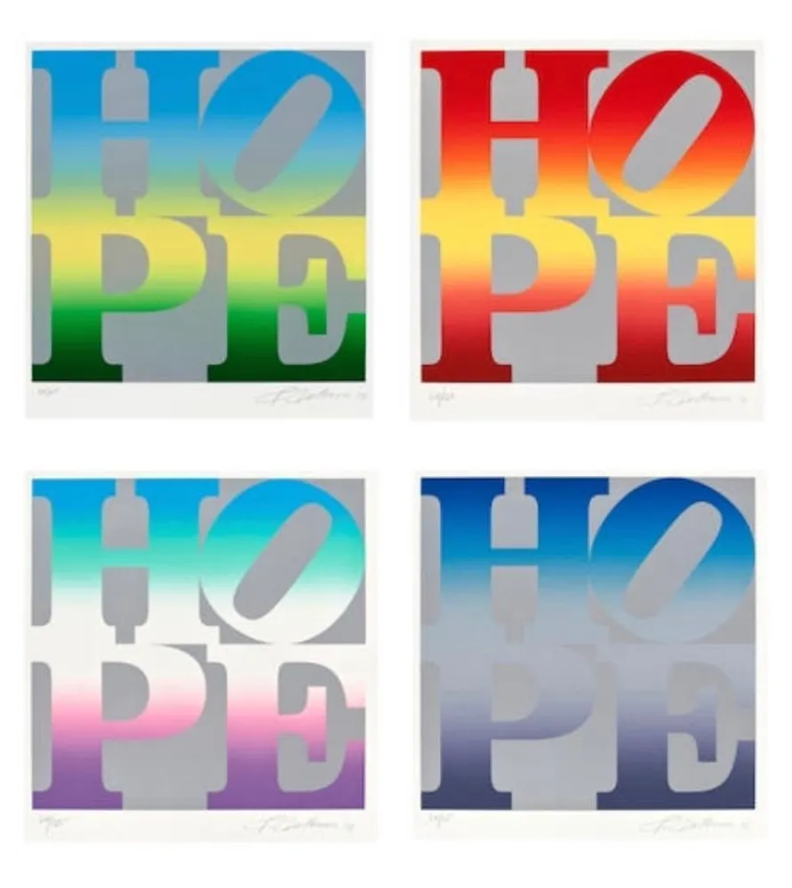丝网印刷 Indiana - Four Seasons of Hope (Silver), 2012