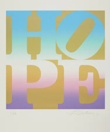 丝网印刷 Indiana - Four Seasons of Hope: Spring (Gold)