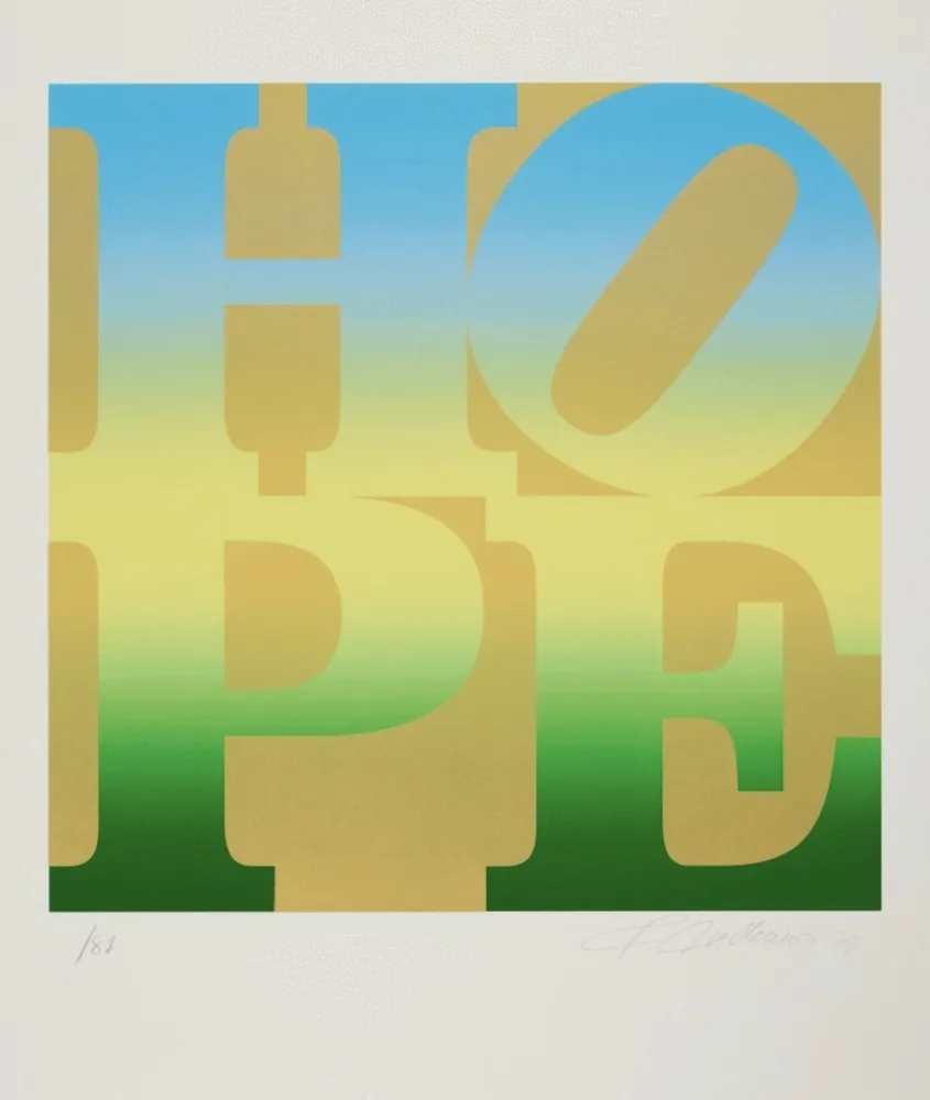 丝网印刷 Indiana - Four Seasons of Hope: Summer (Gold)