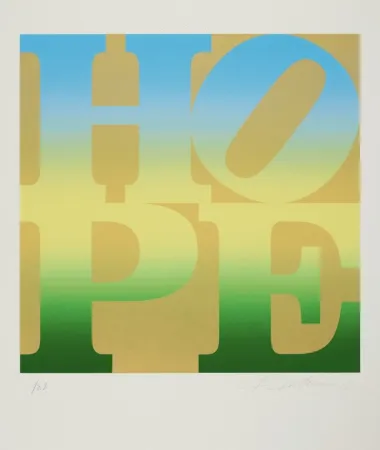 丝网印刷 Indiana - Four Seasons of Hope: Summer (Gold)