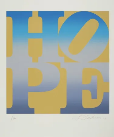 丝网印刷 Indiana - Four Seasons of Hope: Winter (Gold)