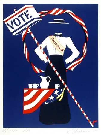 石版画 Indiana - Henrietta M.