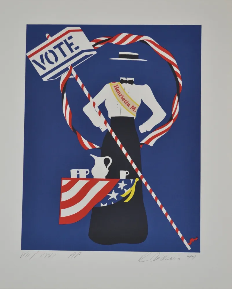 石版画 Indiana - Henrietta M. - Mother of us all portfolio