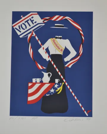 石版画 Indiana - Henrietta M. - Mother of us all portfolio