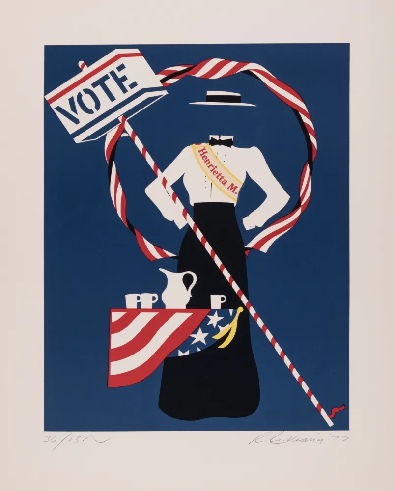 丝网印刷 Indiana - Henrietta Martin, 1977 - Hand-signed