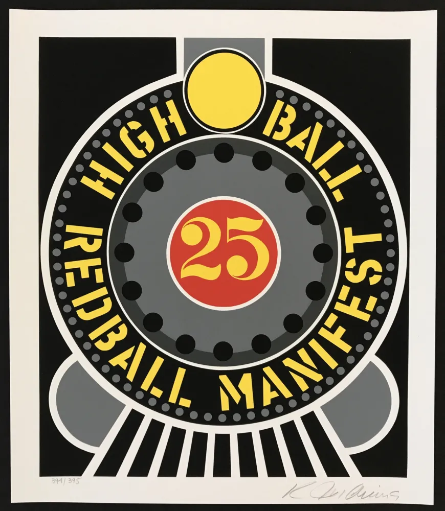 丝网印刷 Indiana - Highball on Redball Manifest