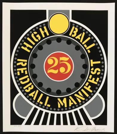 丝网印刷 Indiana - Highball on Redball Manifest