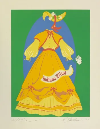 石版画 Indiana - INDIANA ELLIOT