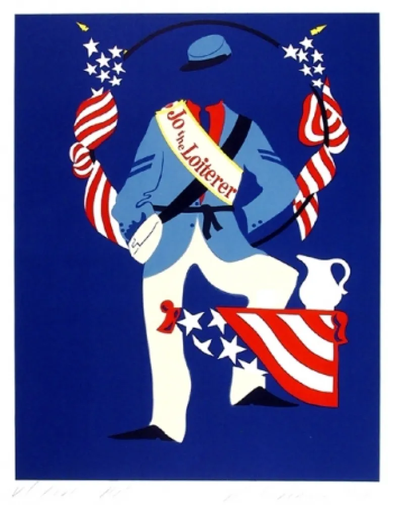 石版画 Indiana - JO THE LOITERER