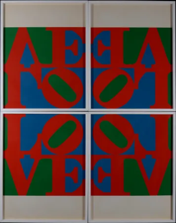 丝网印刷 Indiana - Love Wall (Love Frieze)