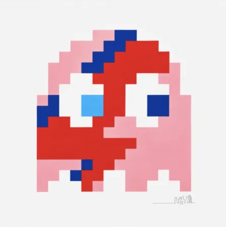 丝网印刷 Invader - Aladdin Sane (Pinky)