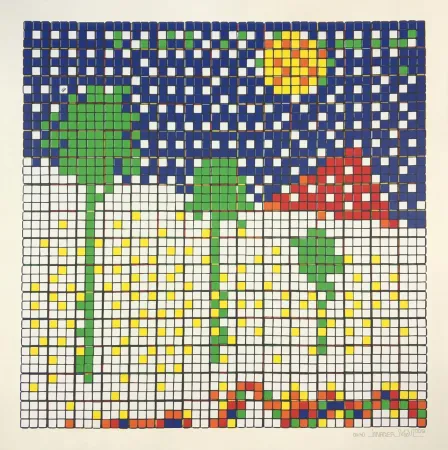 丝网印刷 Invader - Boys Don’t Cry