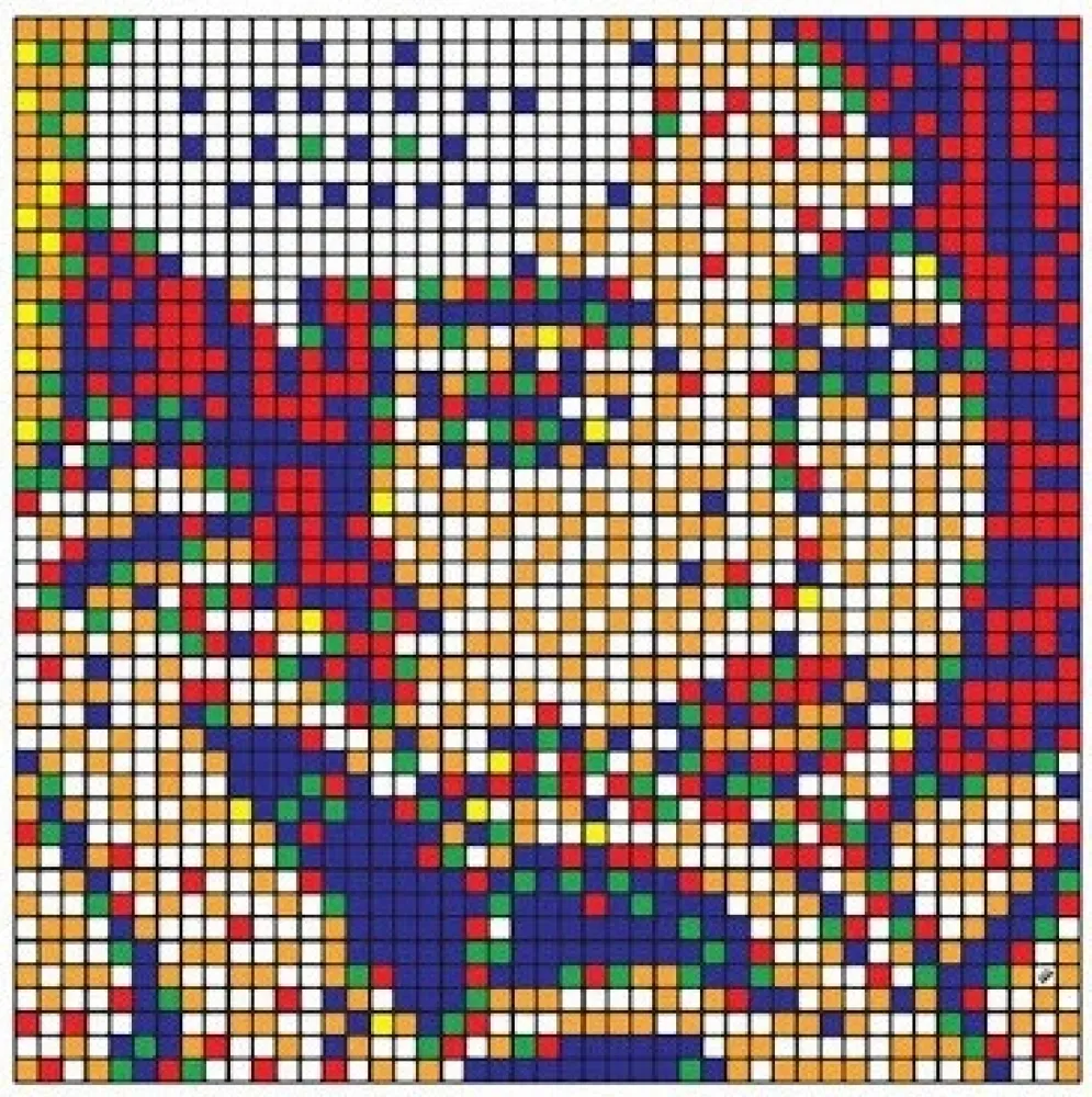 丝网印刷 Invader - Ohh...Alright, 2011