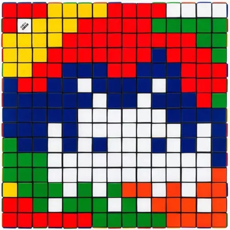 复数作品 Invader - Rubik Camouflage NVDR1-2