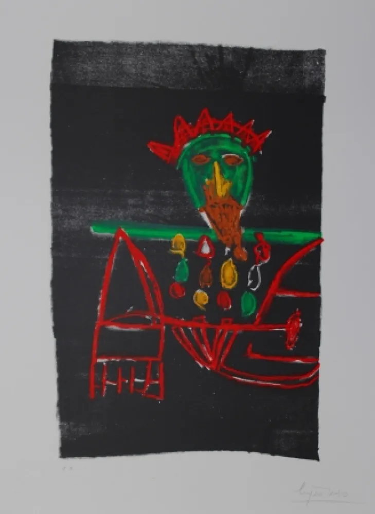 石版画 Ionesco - Le zar