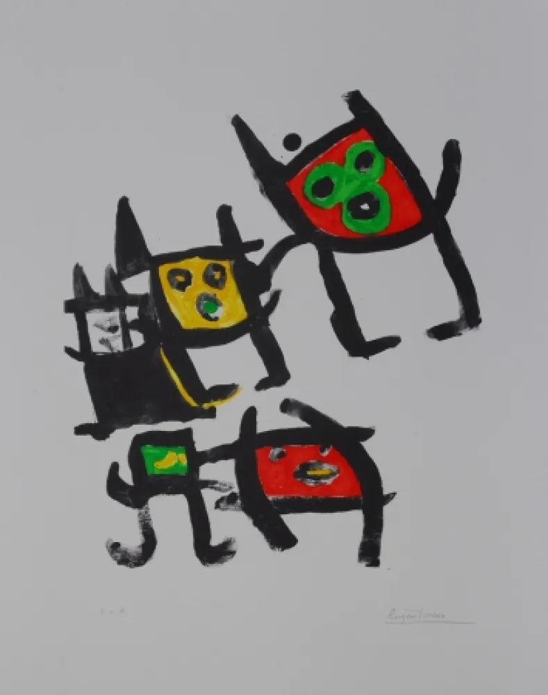 石版画 Ionesco - L'enfance de lart