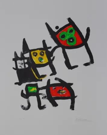 石版画 Ionesco - L'enfance de lart